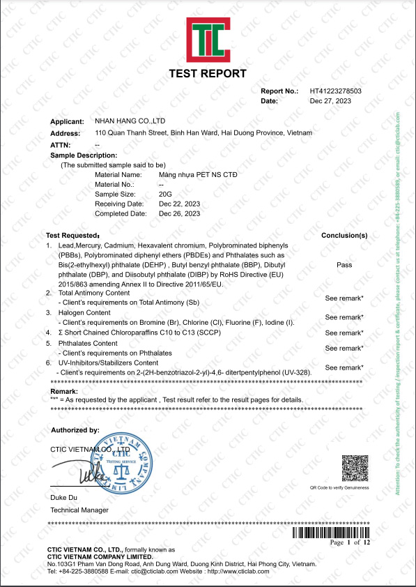Công Ty TNHH Nhân Hằng